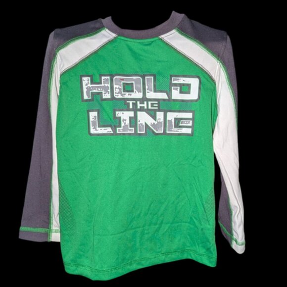 Asics Toddler Long Sleeve Hold The Line Football 2 piece sport set Shirt Pant 4T - Picture 2 of 6